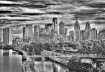 Philly HDR in B&W