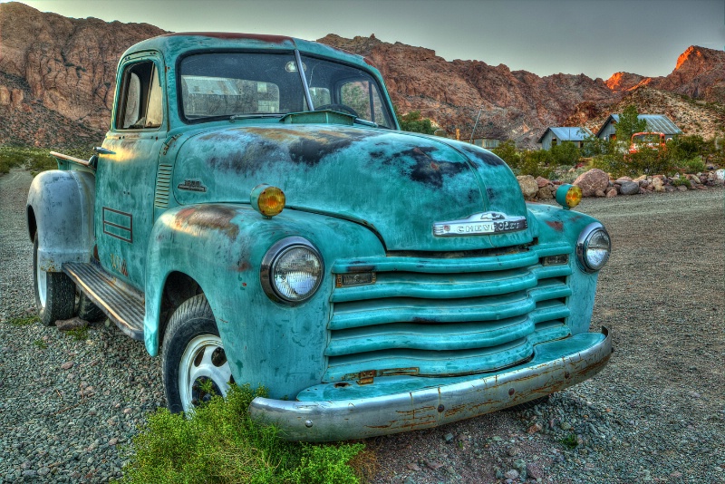 Turquoise Truck