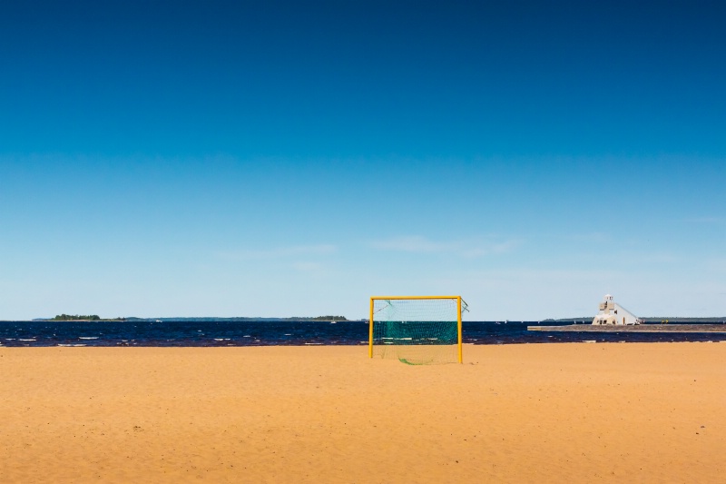 Goal On The Beach