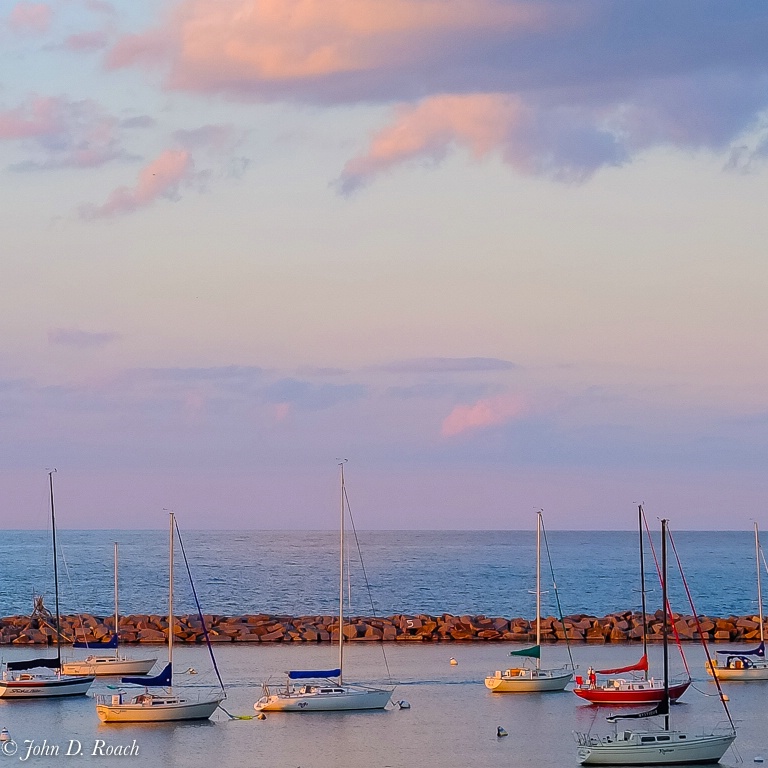 Golden Light at the Marina