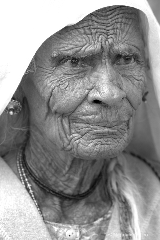 Aged Indian Lady  - ID: 14973356 © Magdalene Teo