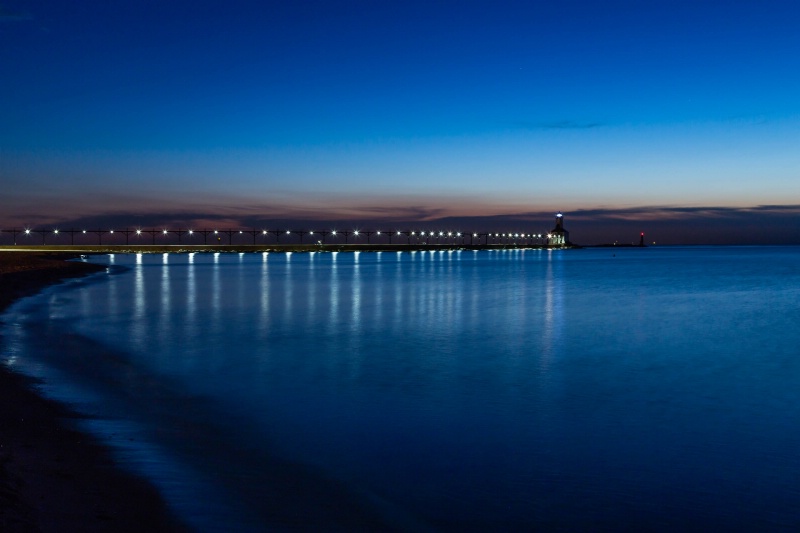 Michigan City Lighthouse (Blue Light)