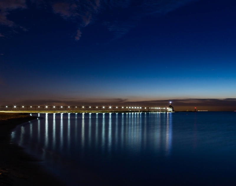 Michigan City Lighthouse (Blue Light)