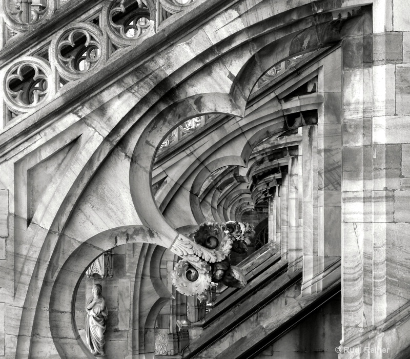 Duomo stone detail, Milan