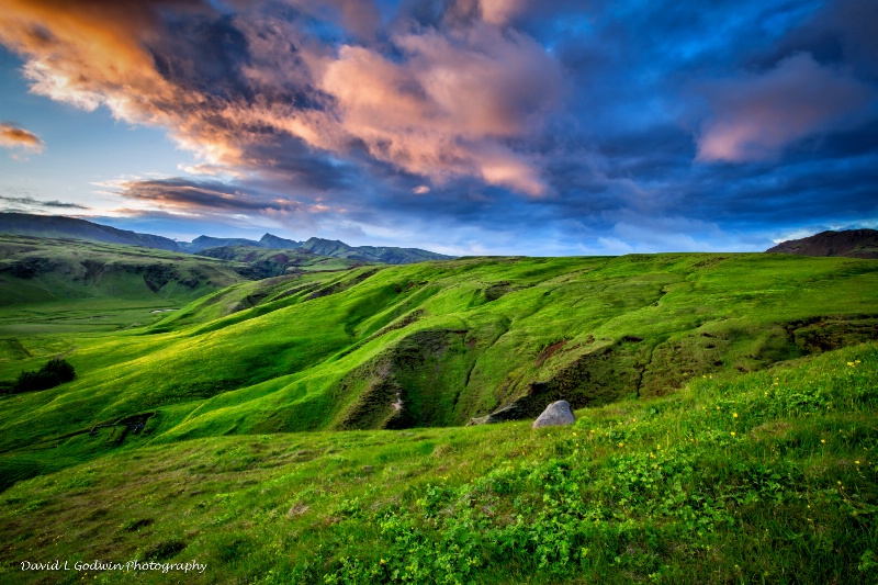  Iceland Green Hills