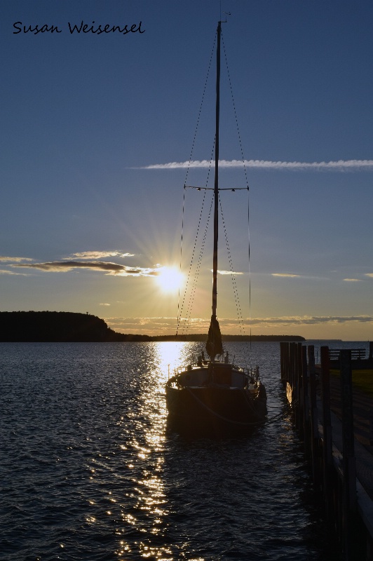 Docked at Sunset