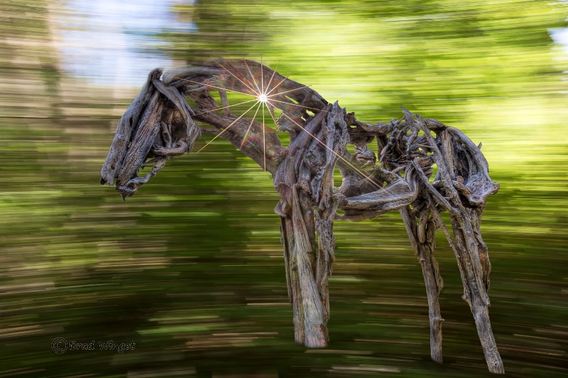 Blur Horse