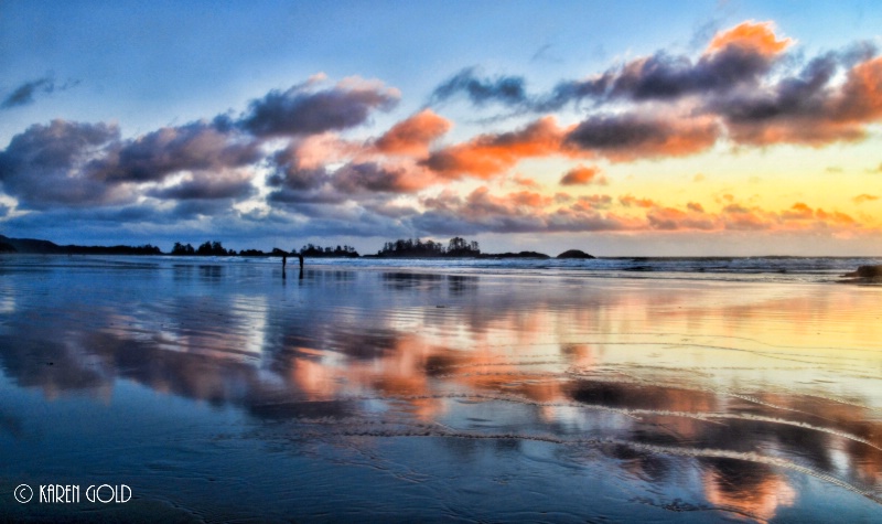 Reflection on Cherstermans Beach