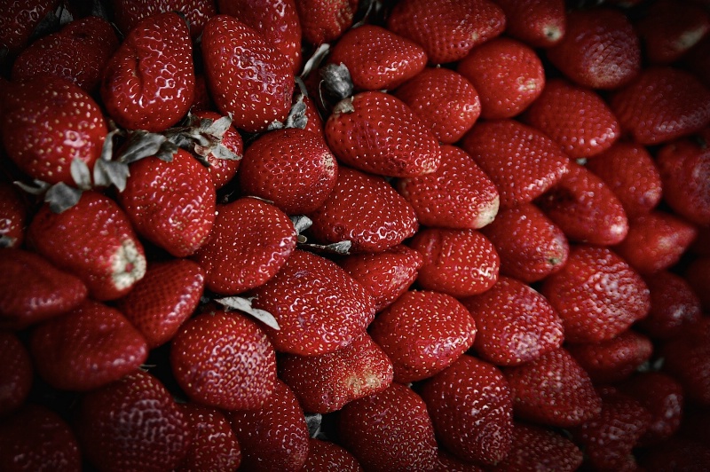 Piled Strawberries