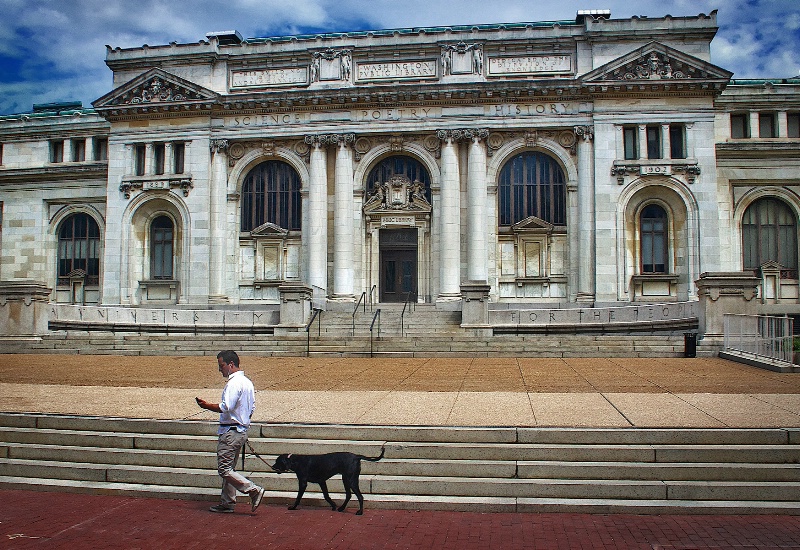 Washington Library and Pedestrian