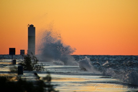 Sunset Waves