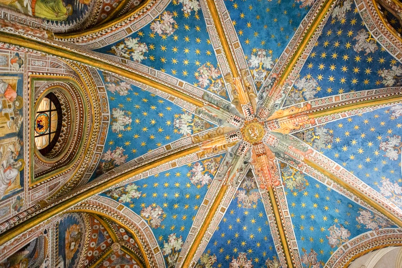 Church Ceiling, Toledo, Spain