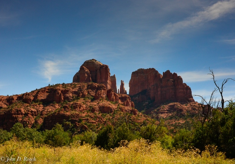 A view of Cathedral Rock - Sedona - ID: 15004628 © John D. Roach