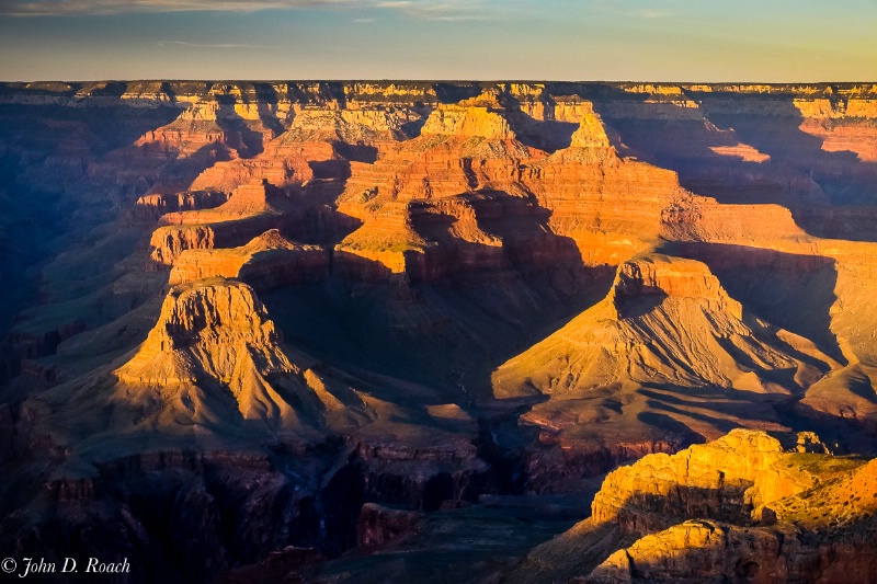 Grand Canyon Sunset #4 - ID: 15005522 © John D. Roach