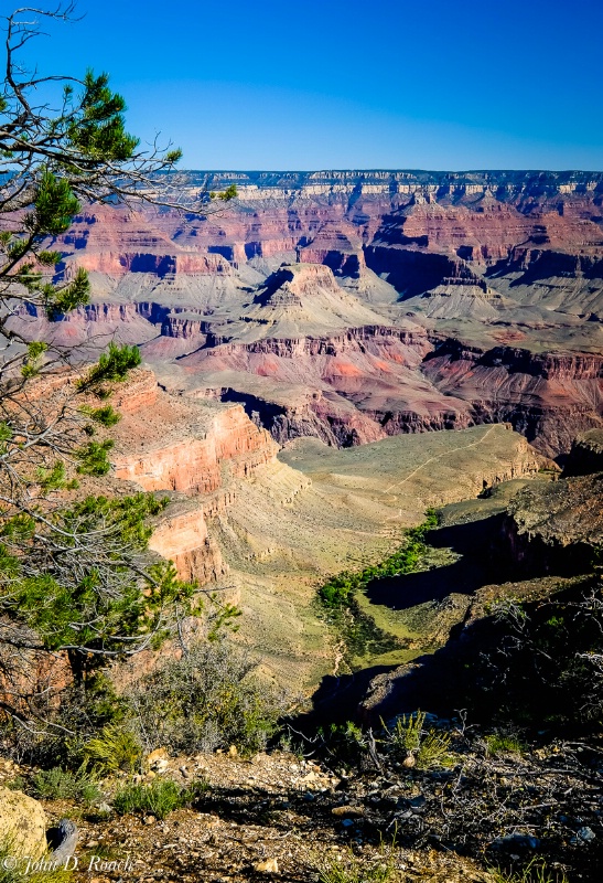 Grand Canyon trail and beyond #1 - ID: 15005574 © John D. Roach