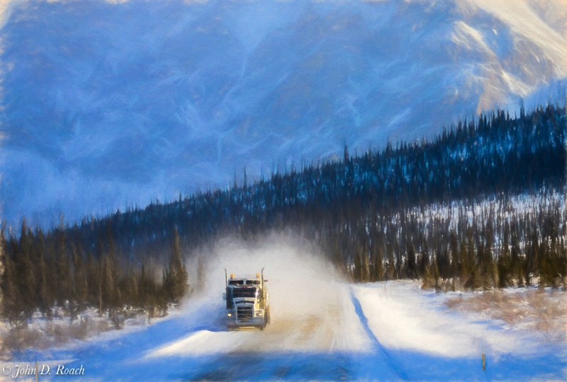 Ice Road Trucker - ID: 15006827 © John D. Roach
