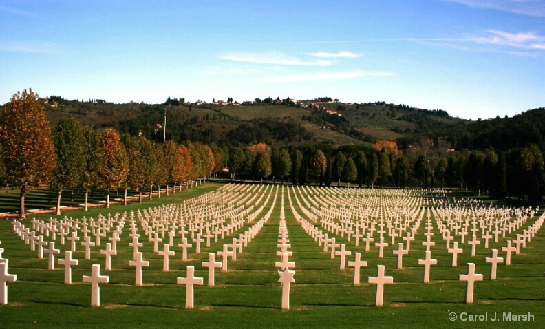 American cemetery in France
