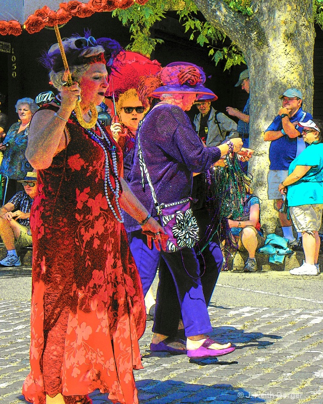 Festive Ladies of the Second Line - ID: 15014362 © J. Keith Berger