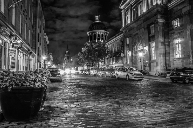 Old Montreal by night