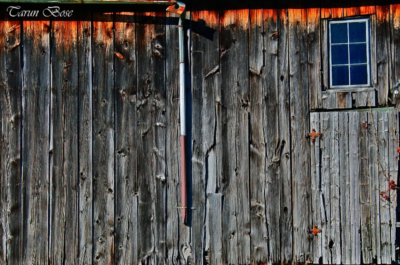 Barn Door and Window.