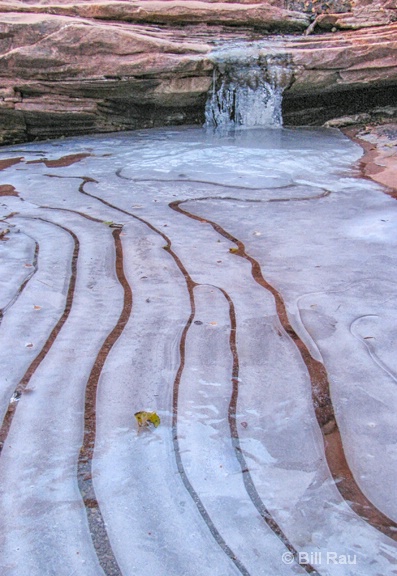 Frozen creek