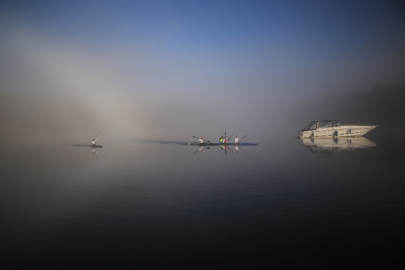 Misty Canoeing - ID: 15021915 © Ilir Dugolli