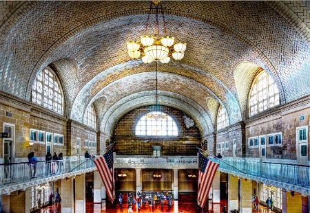 Baggage Room at Ellis Island