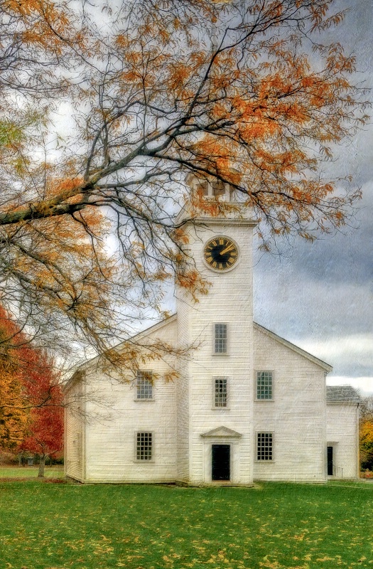 Church. Cohasset Common