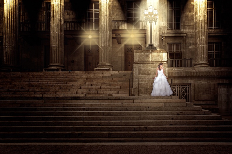 The bride in the dark