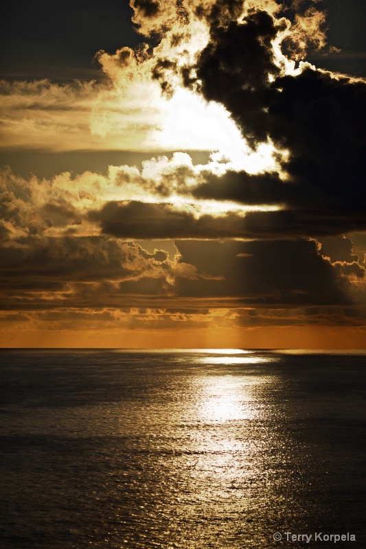 Caribbean Sunset - ID: 15031548 © Terry Korpela
