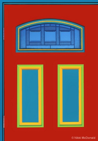 Door in Primary Colors