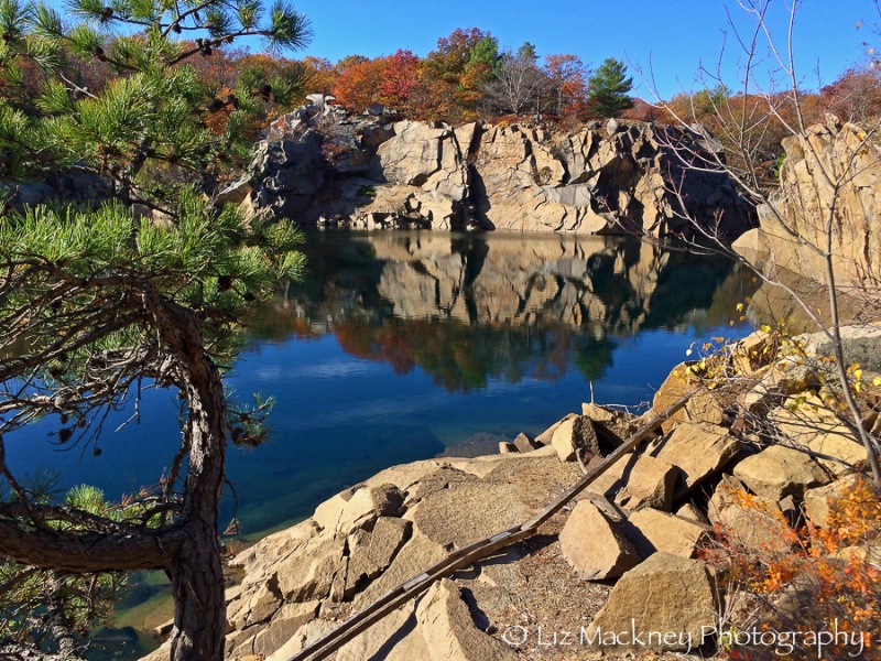 Granite Reflection At The Quarry
