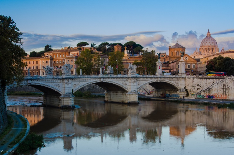 ~The Vatican and the Tevere River~