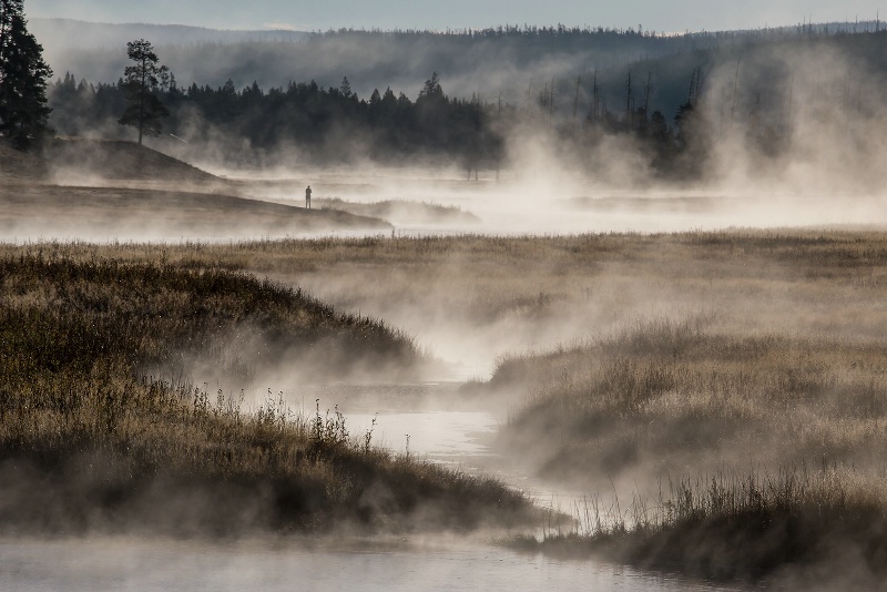 Morning Mists on the Madison River    