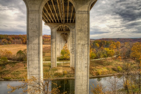 Fall Bridge View