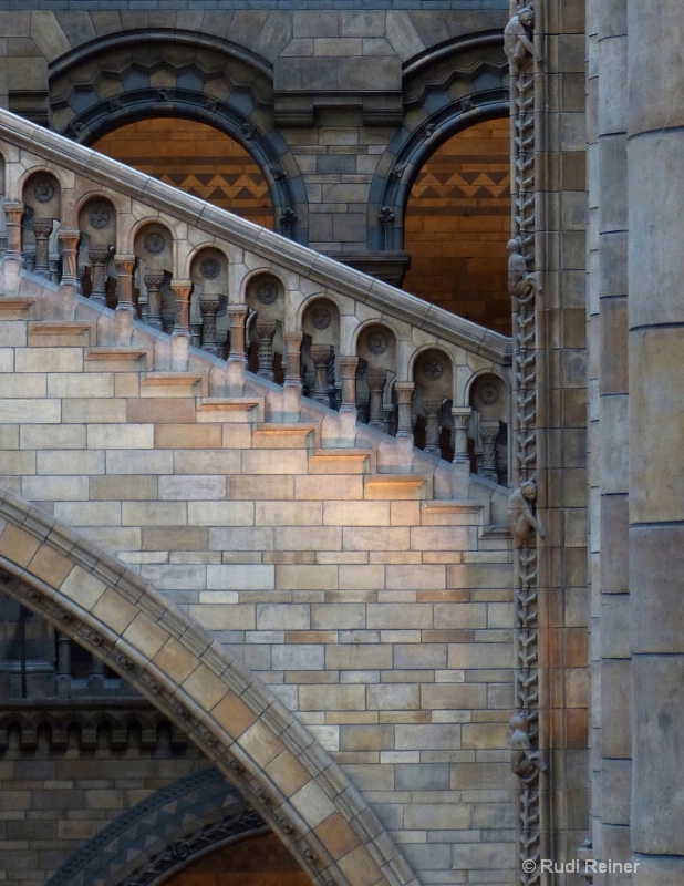 Stairs to the upper level, London