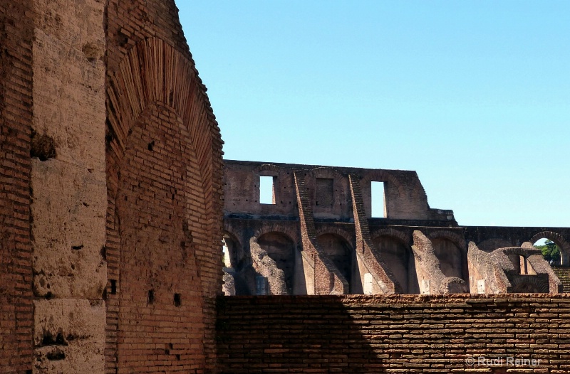 Coliseum walls, Rome