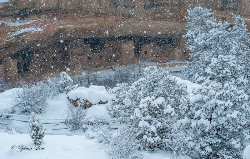 Mesa Verde NP in a Snow Storm