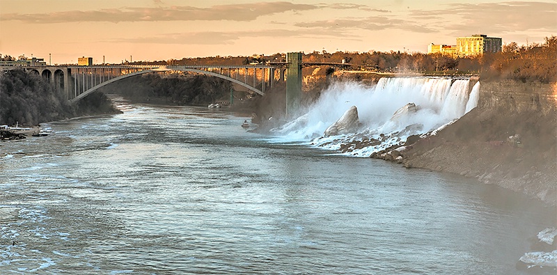American Falls and the Niagara River