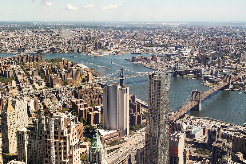 The Williamsburg, Manhattan and Brooklyn Bridges