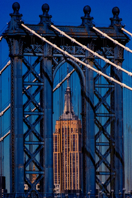 Manhattan Bridge and Empire State Building