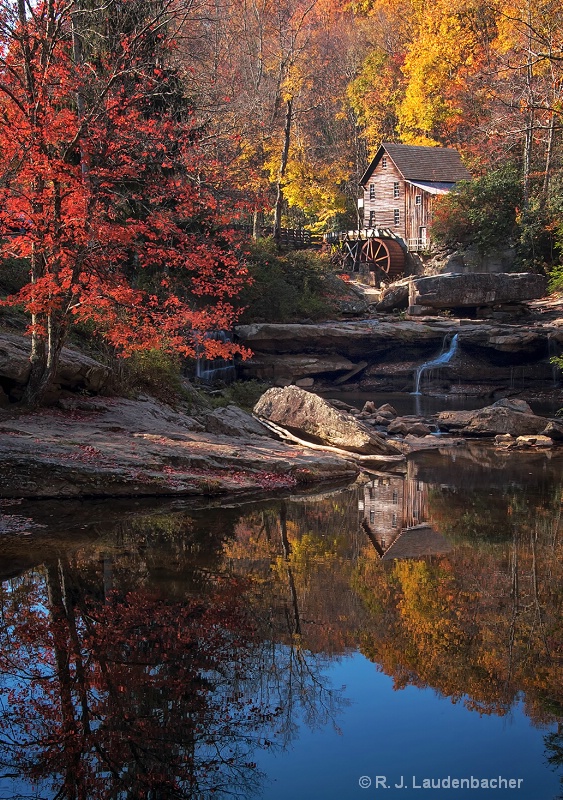 Reflections of Glade Creek Mill