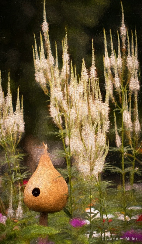 Pear Birdhouse Painting