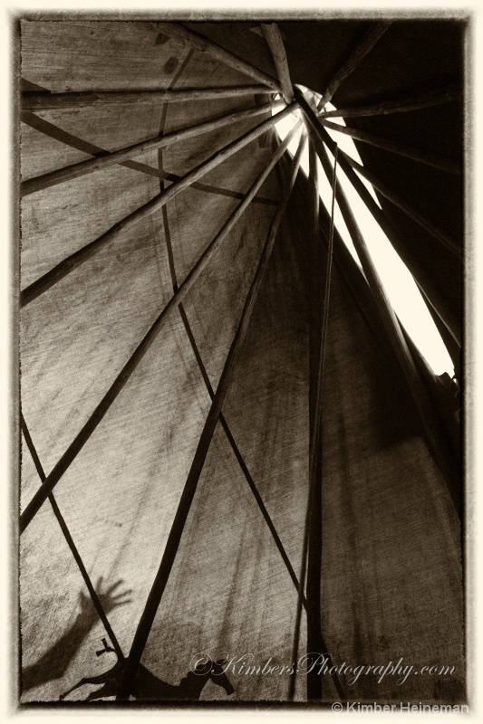 Inside the Tipi