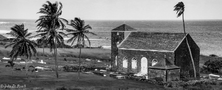The Little Church on St. Kitts, West Indies