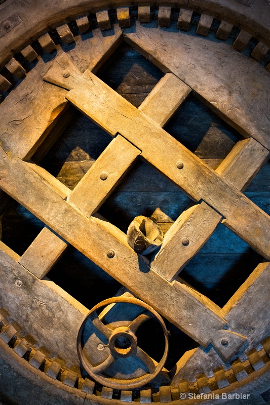 Inside a windmill