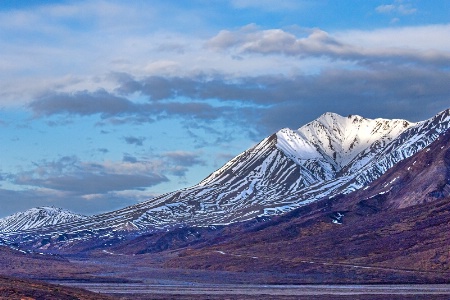 First Snow on the Alaska Range  