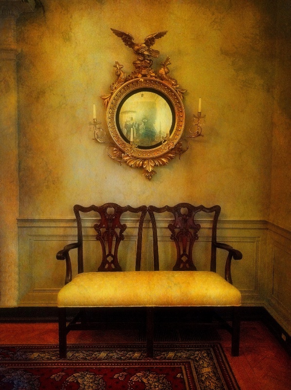 Governor's Mansion Bench - ID: 15061484 © Wanda Judd