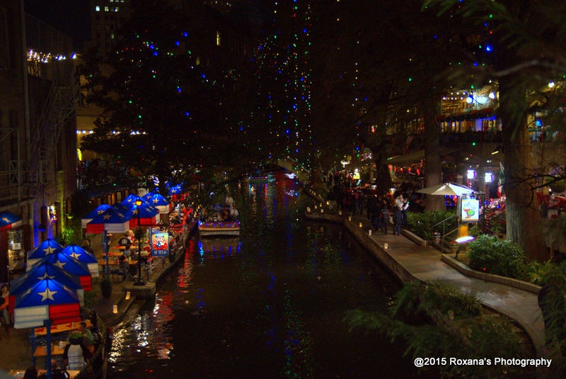 Riverwalk at Christmas time