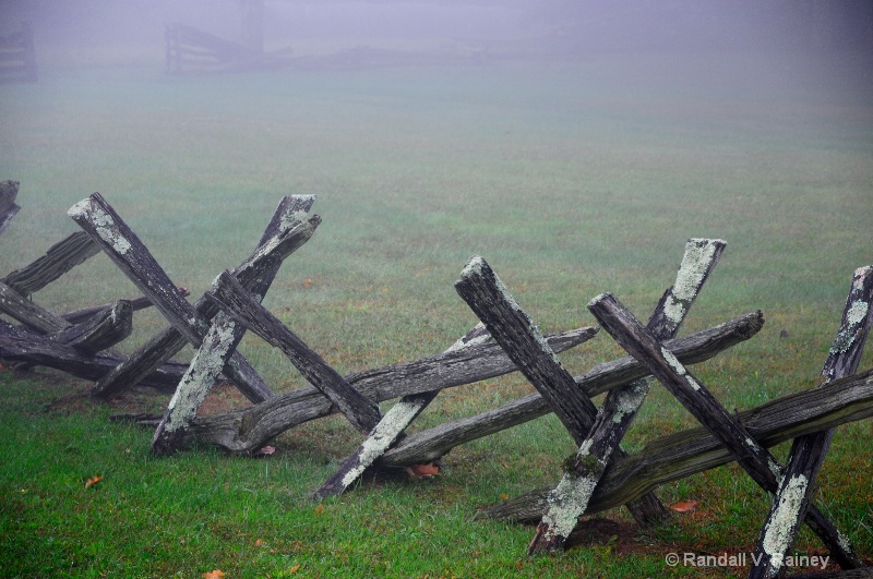  Buck  fence at Pioneer Cabin Va. 